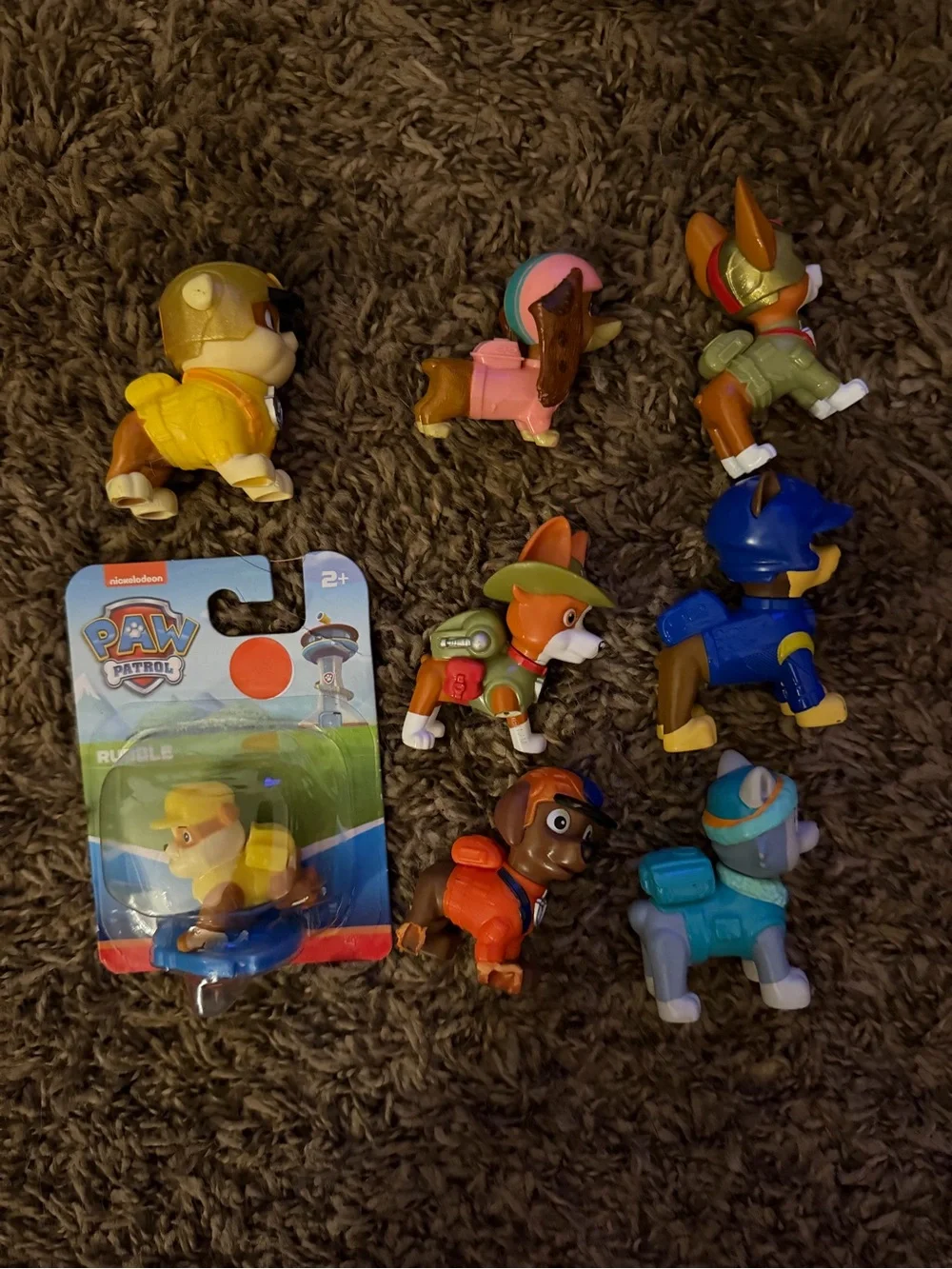 PAW Patrol Assorted Puppy Figures - Multicolor Set
